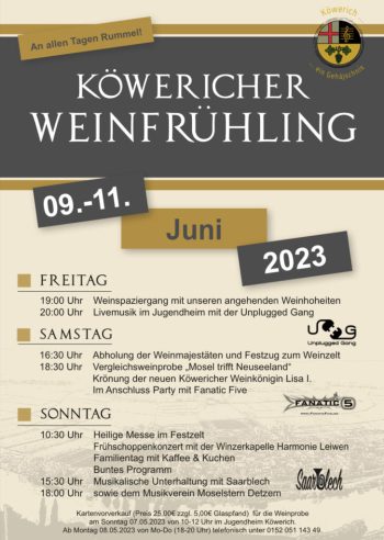 Köwericher Weinfrühling 2023